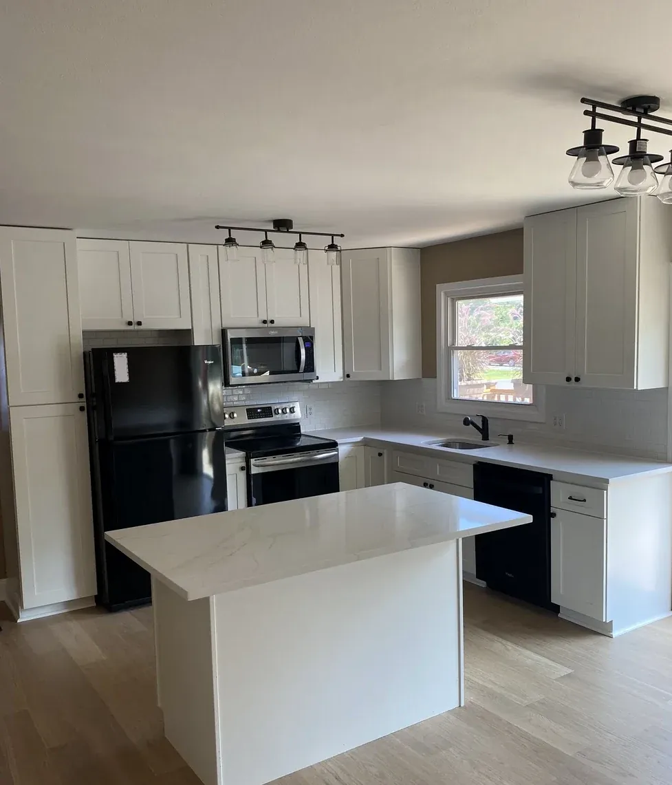 Kitchen after renovation by Weber Carpentry & Home Improvement